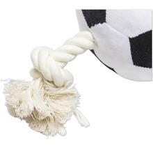 Hondenspeelgoed voetbal met touw