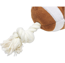 Hondenspeelgoed American Football met touw