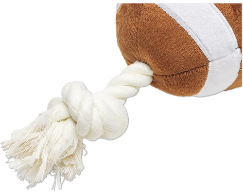 Hondenspeelgoed American Football met touw