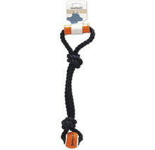 Beeztees hondenspeelgoed van katoentouw met tennisbal