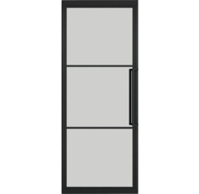 Glazen deur met handgreep en roeden