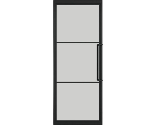 PERTURA 2800 Taatsdeur 93x231,5 cm grijs gerookt glas Binnendeur met glazen paneel en handgreep