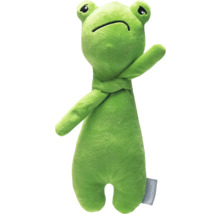 Groene kikker als knuffeldier