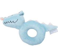 Knuffeldier krokodil als rammelaar