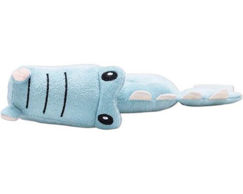 Blauw krokodil knuffeldier