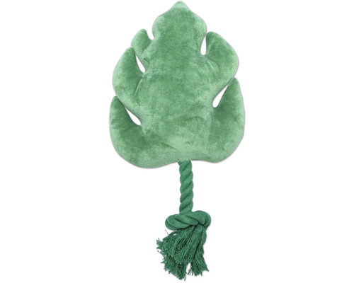 Hondenspeelgoed in de vorm van een blad met touw