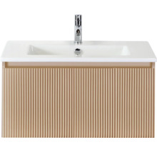 Wastafelonderkast met wastafel en kraan