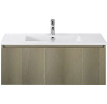 Wastafelonderkast met wastafel en kraan