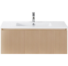 Wastafelonderkast met wastafel en kraan