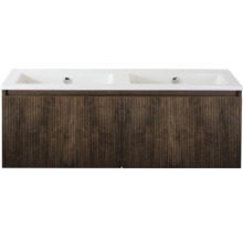 Wastafelonderkast met twee wastafels