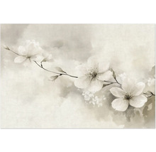 Illustratie van bloeiende takken op een lichte achtergrond