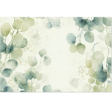 Aquarel illustratie van eucalyptusbladeren