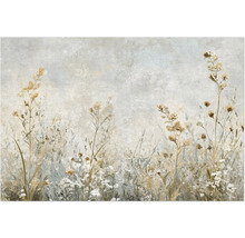 Schilderij van een weide met wilde bloemen