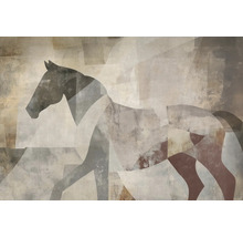 Abstracte paardenwanddecoratie voor interieur