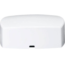 Witte zeepdispenser voor wandmontage