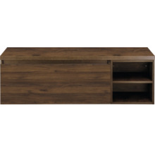 Houtkleurig dressoir met opbergvakken