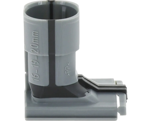 Hoekconnector voor verwarmingsbuizen, 16 tot 20 millimeter