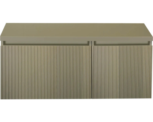 Wastafelonderkast met geribbelde voorkant