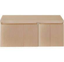 Wastafelonderkast met lattenfront