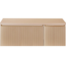 Wastafelonderkast met geribbelde voorkant