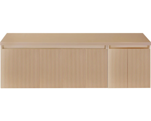 Onderkast met ribbeldesign voor badkamer