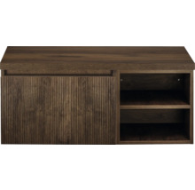 Houten dressoir met schuifdeur en planken