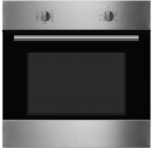 Roestvrijstalen inbouwoven met bedieningselementen