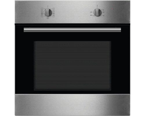 Roestvrijstalen inbouwoven met bedieningselementen