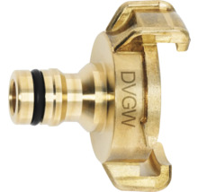 DGVW Logo tuinslangkoppeling van messing