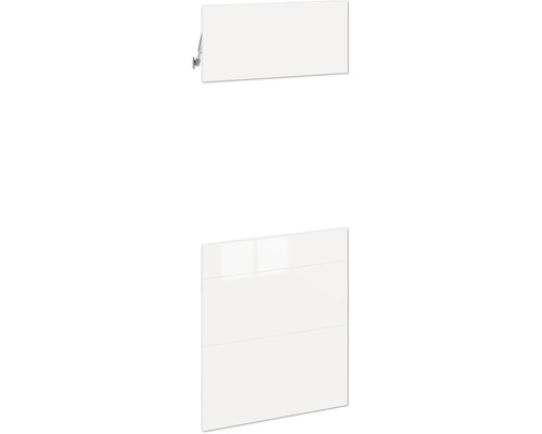 PICCANTE SMART Kastfront "AM" white voor hoogkastelement met oven "23, 37 of 42" Meubelstuk met glad oppervlak