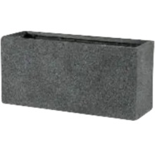 Rechthoekige plantenbak van steen