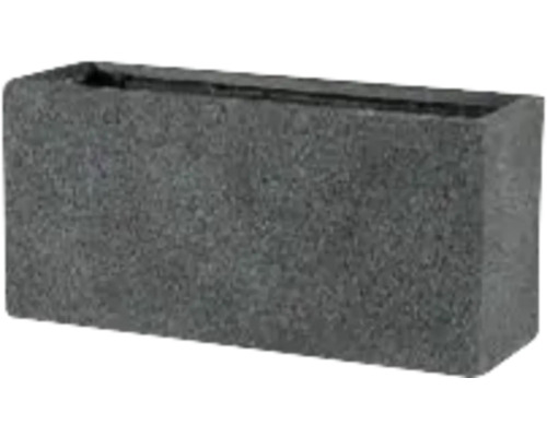 Rechthoekige plantenbak van steen