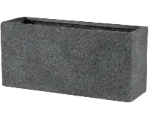 Rechthoekige plantenbak van steen