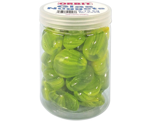 Glasnuggets in pot