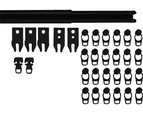 Glijders, beugels en stoppers voor insectenrolgordijnen