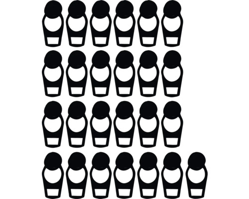 Illustratie van meubelglijders voor montage onder meubels