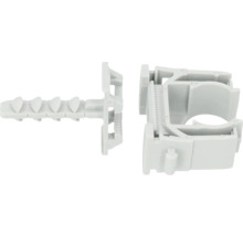 Leidingklem met plug voor bevestiging van buizen