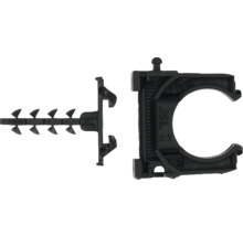 Pijpklem met bevestigingsplug voor pijpbevestiging