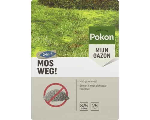 Pokon Mijn Gazon Mos Weg 2-in-1 productverpakking
