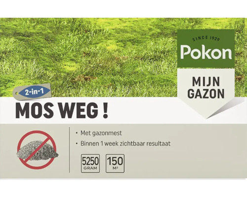 Pokon Mijn Gazon mosbestrijder met gazonmest, verpakking