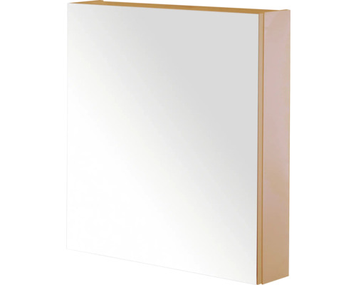 SANOX Spiegelkast met één deur enkelzijdig 60x65x13 cm peach Spiegelkast voor de badkamer