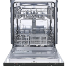 Open vaatwasser met vaatwaskorven