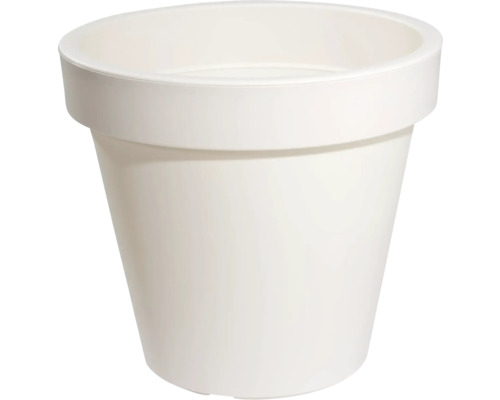 Witte plantenpot