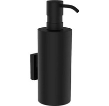 Zwarte zeepdispenser voor wandmontage