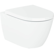 Wandcloset diepspoel met gesloten toiletdeksel