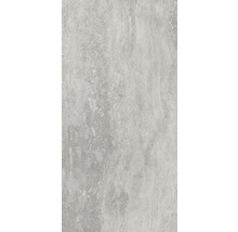 Grijze vloertegel met betonlook.