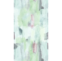 Abstract vliesbehang met vervaagd waterverfpatroon