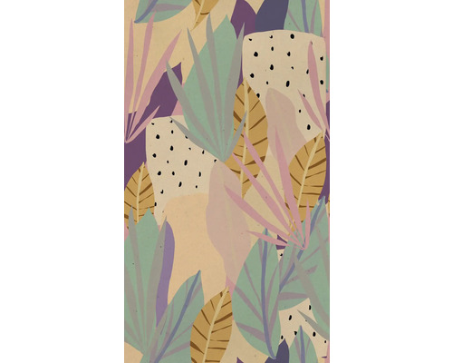 Tropisch bladerpatroon voor wanddecoratie