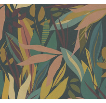 Behang met botanisch bladmotief