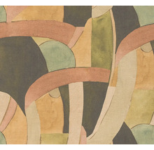 Behang met abstract patroon van geometrische vormen